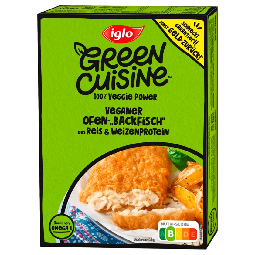 Iglo Green Cuisine Ofen-Backfisch vegan 240g